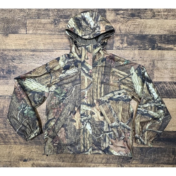 Other - Herter's Coat Camo Mossy‎ Oak Break Up Jacket Hooded Men Sz Small